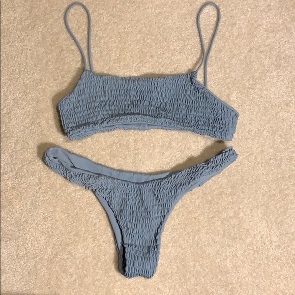 LaHana Swim Simmba Blue Bikini Size L - Picture 2 of 2